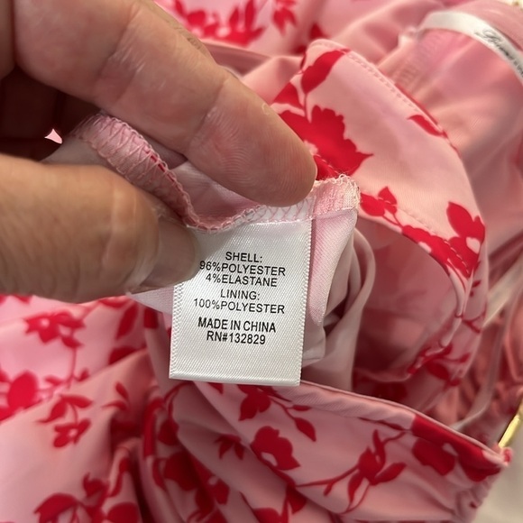 Revolve Lovers + Friends Jasmine Floral Strapless Jumpsuit Size Small - Picture 9 of 9